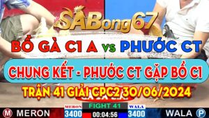 Trận 41 Giải CPC2 30/06/2024 - Trận Chung Kết - Phước Cần Thơ Gặp Bồ C1