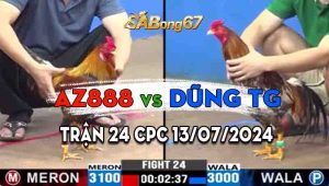 Trận 24 CPC3 13/07/2024 - Gà AZ888 Thủ Hoà Trước Anh Dũng Tiền Giang