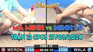 Trận 12 CPC3 27/08/2024 - Minh Sóc Trăng Đối Đầu Minh Long An