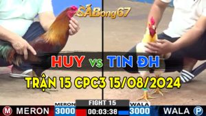 Trận 15 CPC3 15/08/2024 - Anh Tin Đức Hòa Đối Đầu Với Anh Huy