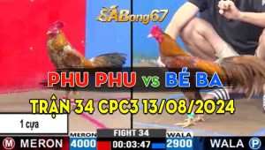 Trận 34 CPC3 13/08/2024 - Idol Phu Phu Đối Đầu Anh Bé Ba VT