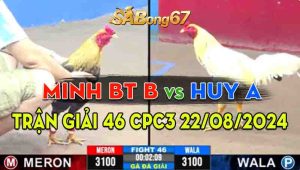 Trận 46 CPC3 22/08/2024 - Minh Bến Tre Thành Công Bảo Vệ Chiếc Cup