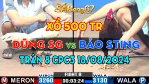 Trận 8 CPC3 18/08/2024 - Dũng Sài Gòn Hạ Đẹp Bảo Sting, Xổ 500 Triệu