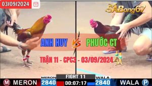 Trận 11 CPC3 03/09/2024 Anh Huy Đá Xổ Anh Phước CT