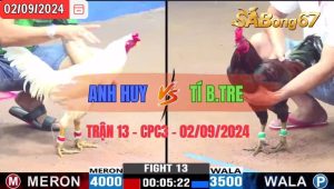 Trận 13 CPC3 02/09/2024 Anh Huy Đá Xổ Anh Tí Bến Tre