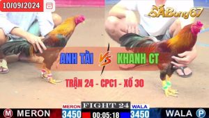 Trận 24 CPC1 10/09/2024 Anh Tài Đá Xổ Anh Khanh CT