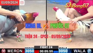 Trận 24 CPC3 01/09/2024 Anh Khoa BL Đá Xổ Anh Phước CT