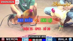 Trận 25 CPC1 09/09/2024 Anh Nhân Đá Xổ Anh Lợi