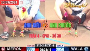 Trận 4 CPC1 10/09/2024 Anh Kiều Đá Xổ Anh Phước