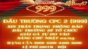 GIẢI ĐÁ GÀ CPC2 1/3/2025