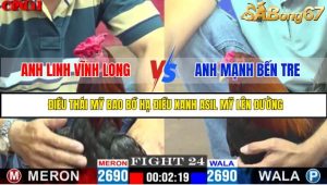 TRẬN 24 CPC1 19/05/2025 : ANH LINH VĨNH LONG VS ANH MẠNH BẾN TRE