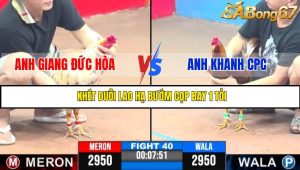TRẬN 40 CPC3 18/05/2025 : ANH GIANG ĐỨC HÒA VS ANH KHANH CPC